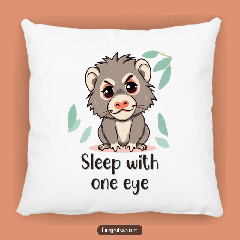 Funny Kawaii Baboon Face Pillow: Cozy Primate Cushion for Hilarious Gifts