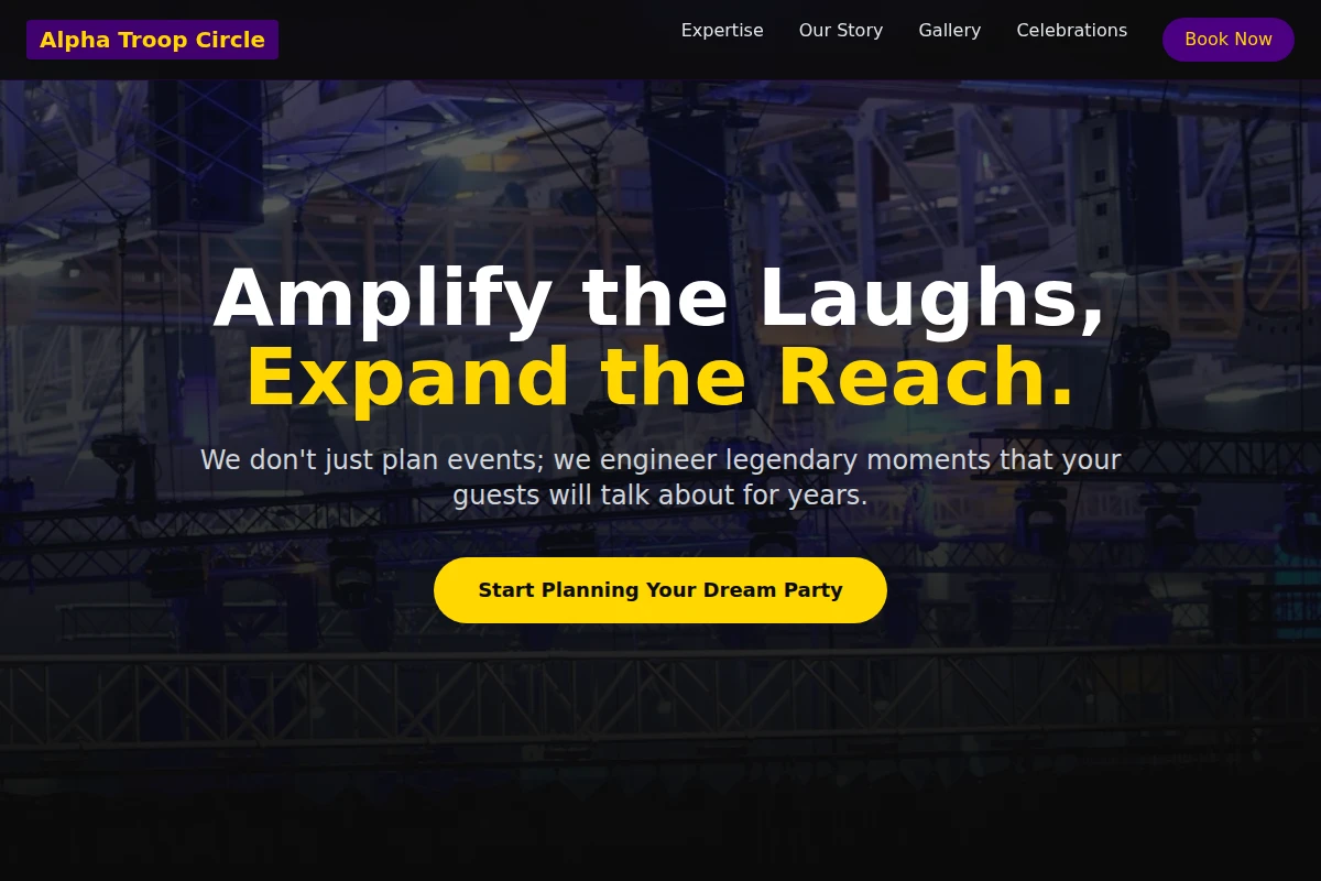 Booking Party Planner