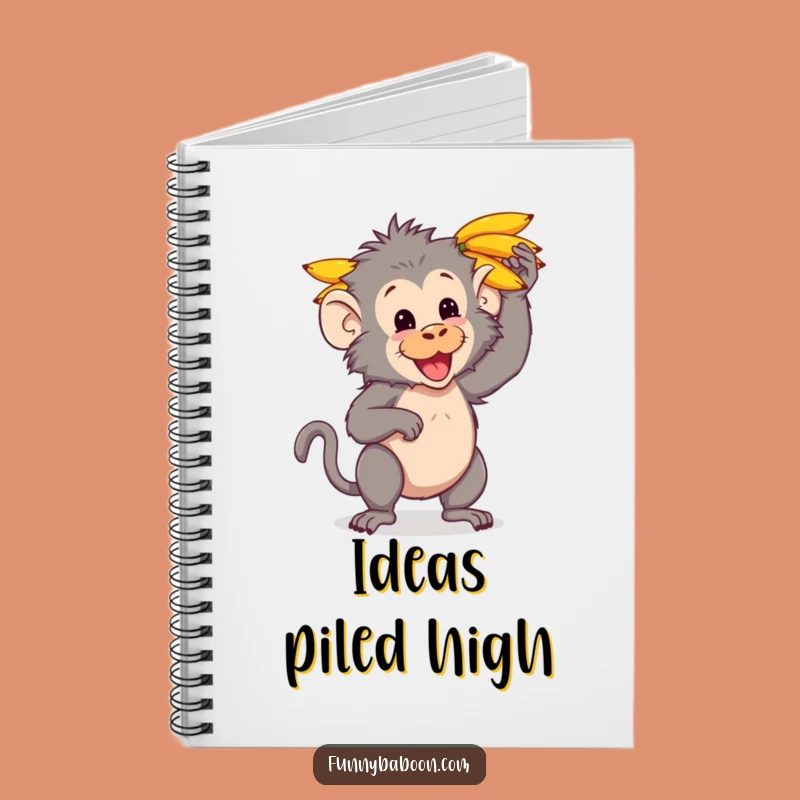 Funny Kawaii Baboon Banana Notebook: Hilarious Primate Journal for Gifted Ideas